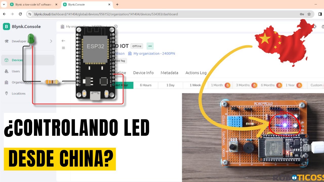 Control de un LED con ESP32 y Blynk desde el celular – Proyecto IoT paso a paso