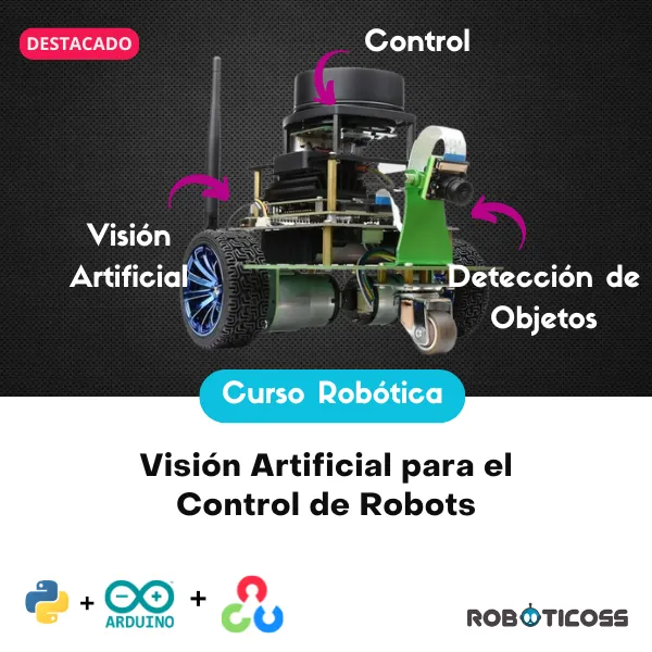 Robot móvil siguiendo un objeto usando visión artificial – Control de robots con visión artificial