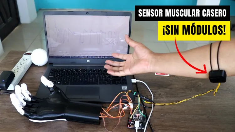 Proyecto Sensor Muscular Casero para Mano Robótica
