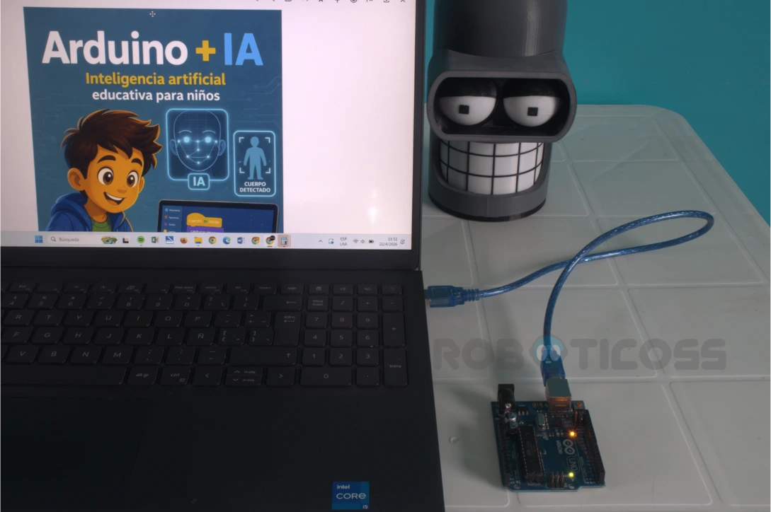 Arduino y PictoBlox (Modo carga) - Roboticoss