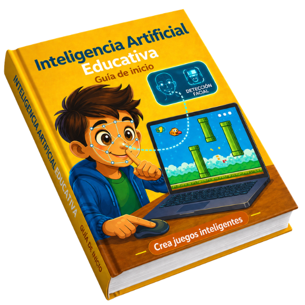 Libro de proyectos de inteligencia artificial para niños con contenido educativo práctico y creativo