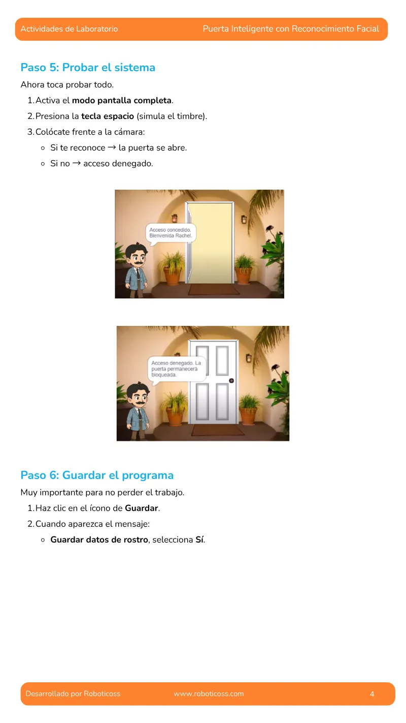 Puerta inteligente - casas inteligentes para niños