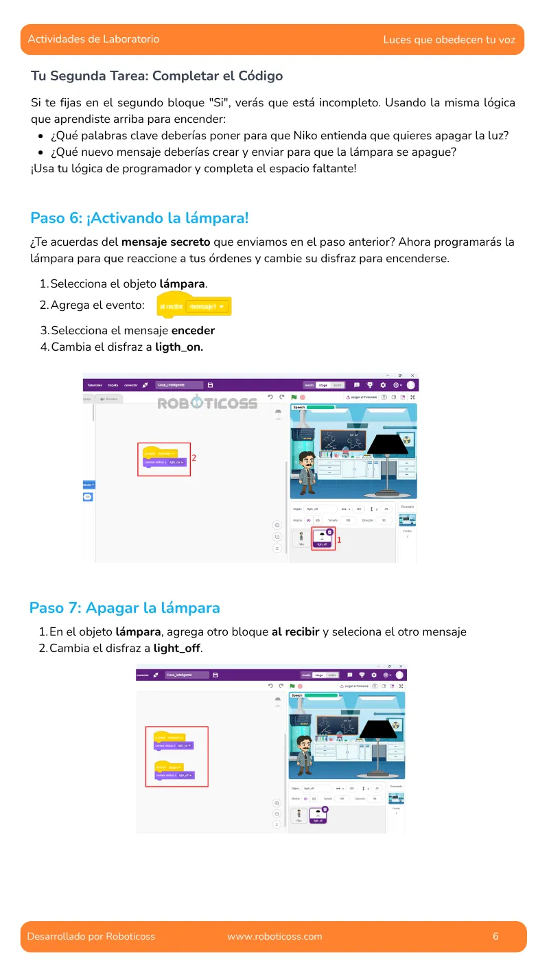 Pictoblox para casas inteligentes para niños